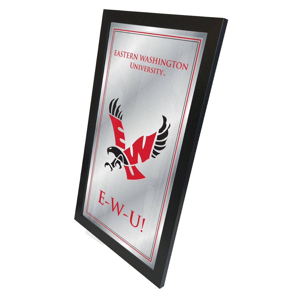 Eastern Washington 26" x 15" Fight Song Mirror. Picture 2