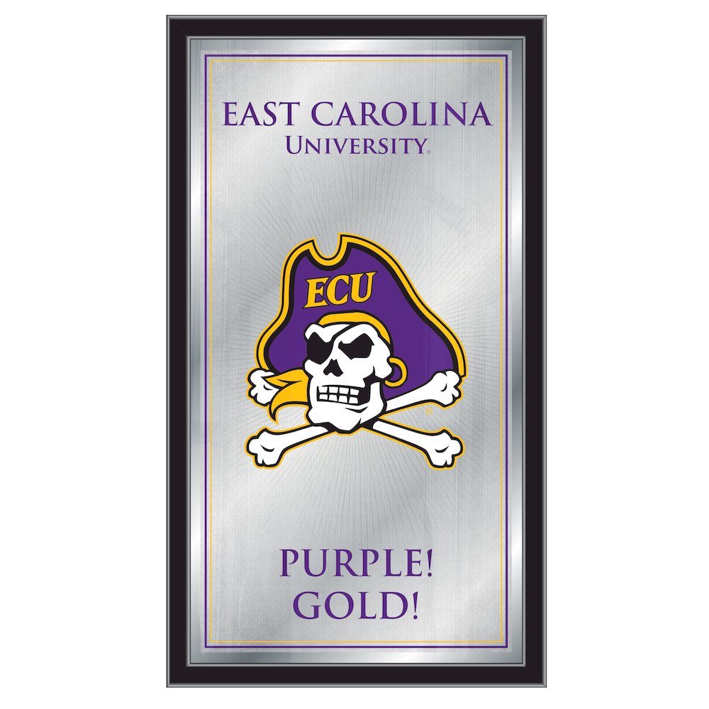 East Carolina 26" x 15" Fight Song Mirror. Picture 1