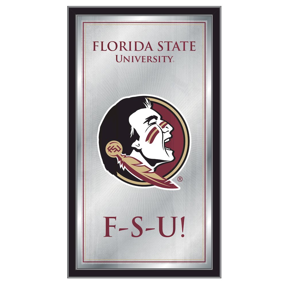 Florida State 26" x 15" Fight Song Mirror. Picture 1