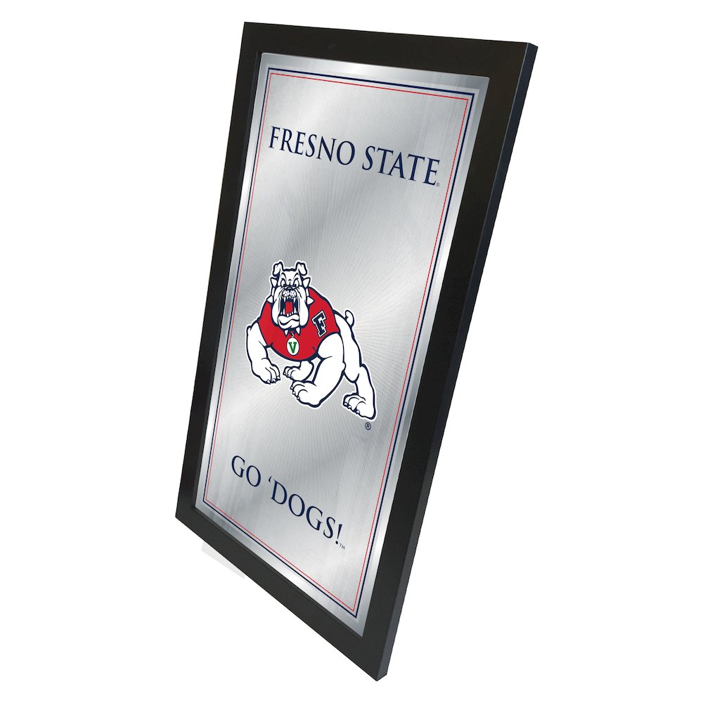 Fresno State University 26" x 15" Fight Song Mirror. Picture 2