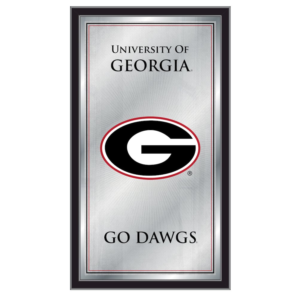 Georgia 26" x 15" Fight Song Mirror. Picture 1