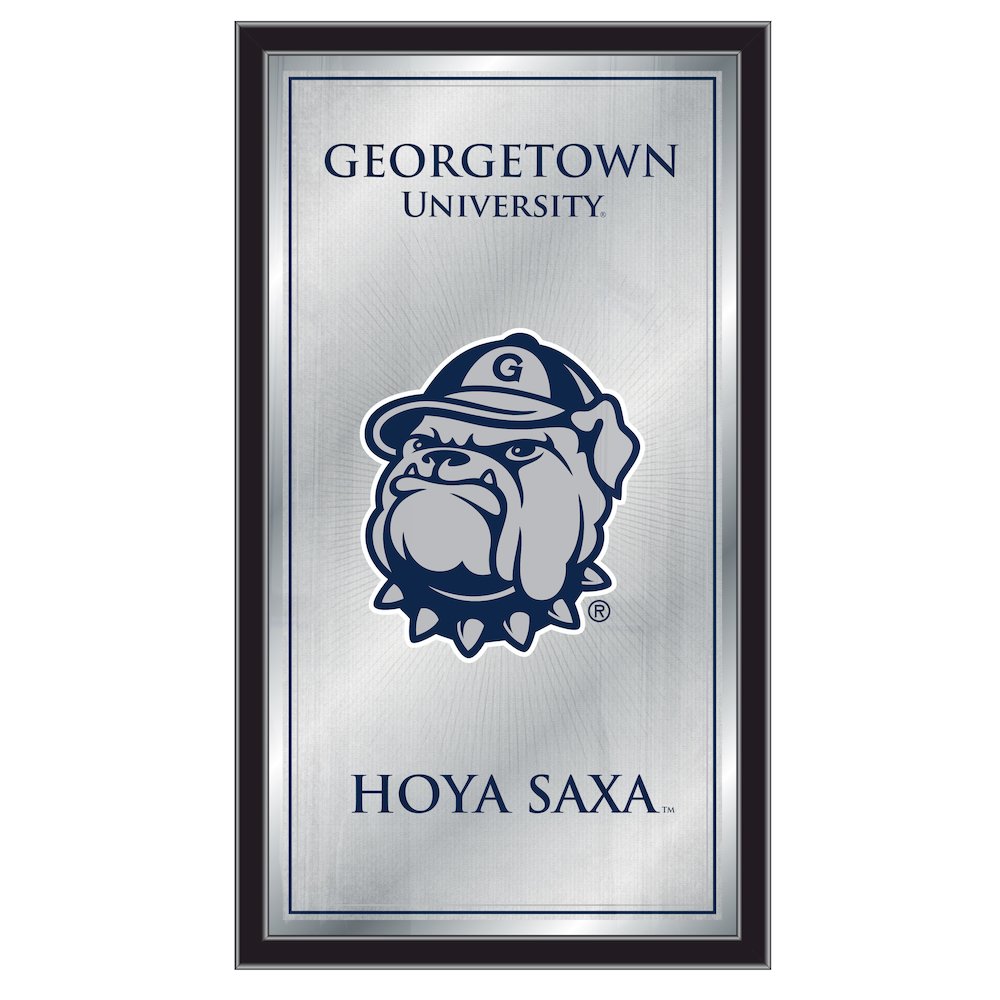 Georgetown 26" x 15" Fight Song Mirror by Holland Bar Stool Company. Picture 1