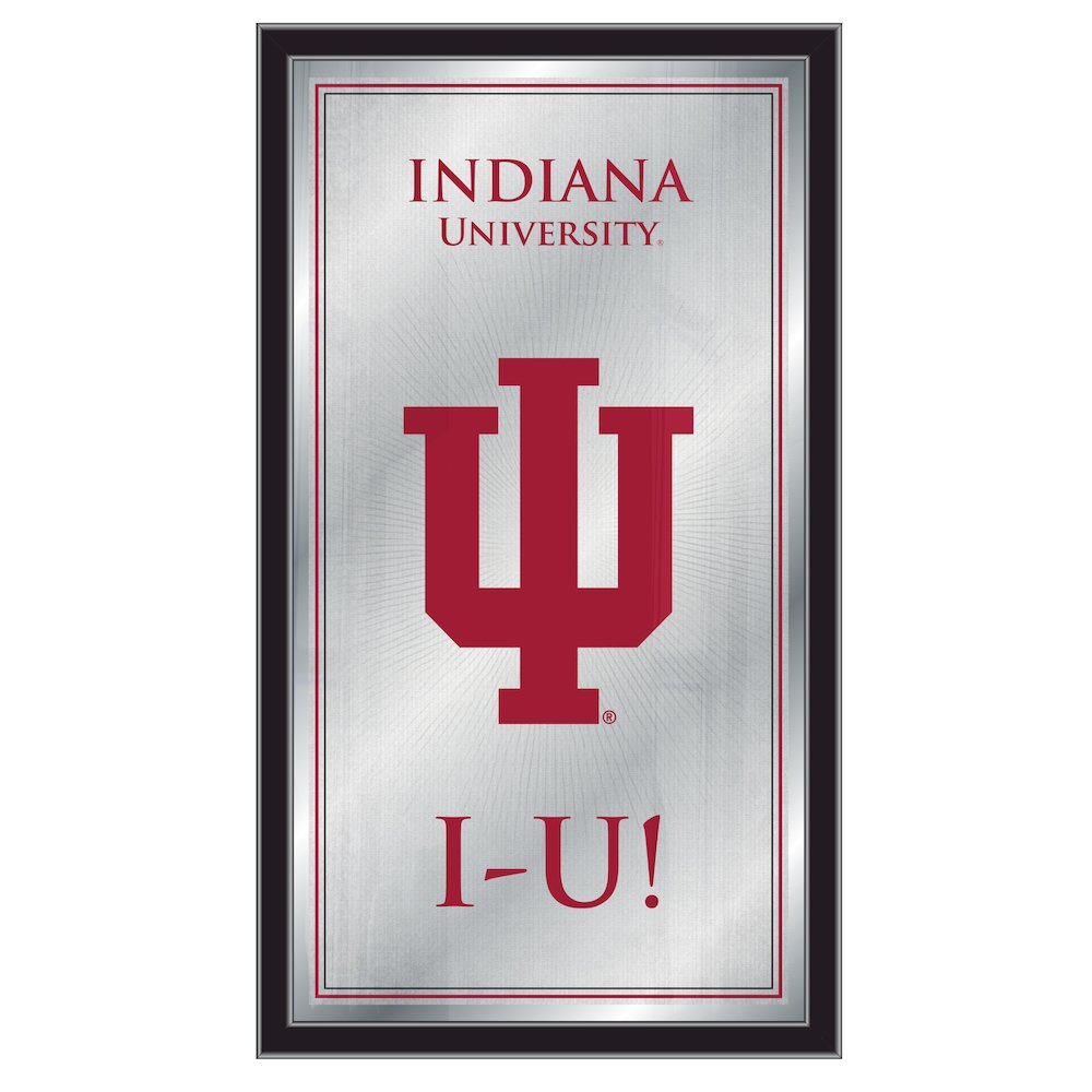 Indiana 26" x 15" Fight Song Mirror. Picture 1
