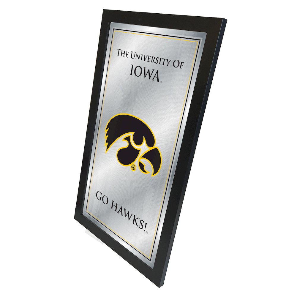 Iowa 26" x 15" Fight Song Mirror. Picture 2