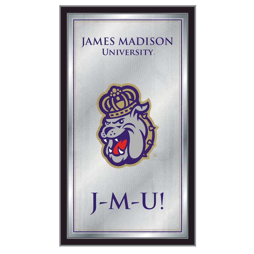 James Madison 26" x 15" Fight Song Mirror. Picture 1