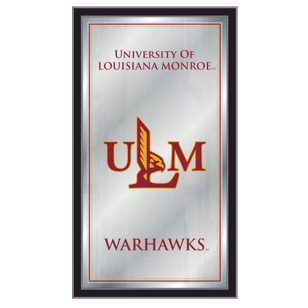 Louisiana-Monroe 26" x 15" Fight Song Mirror. Picture 1