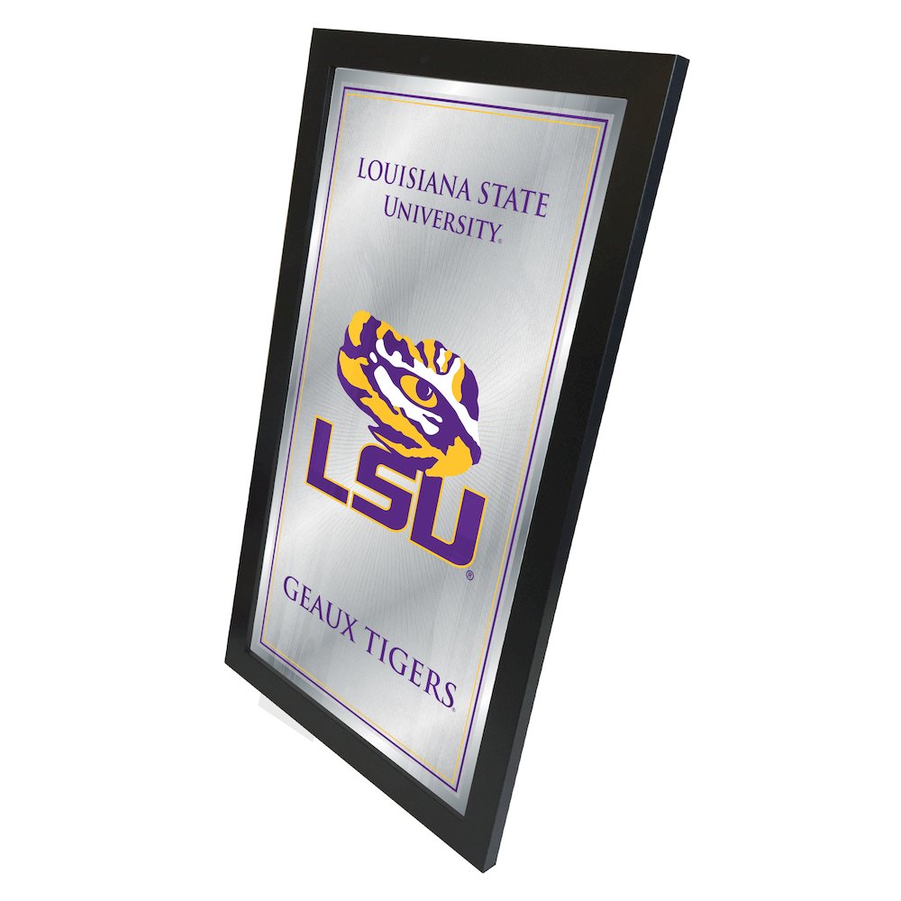Louisiana State 26" x 15" Fight Song Mirror. Picture 2
