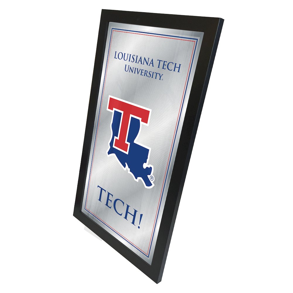 Louisiana Tech 26" x 15" Fight Song Mirror. Picture 2