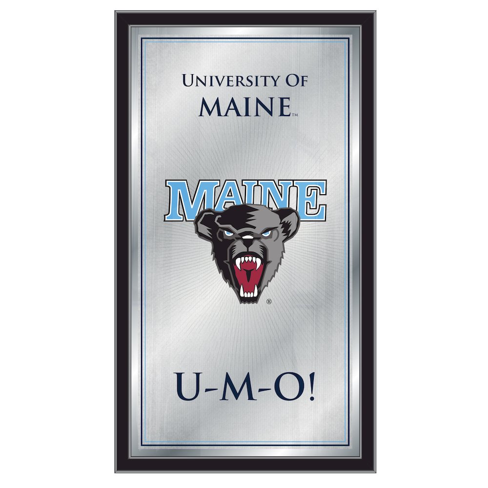Maine 26" x 15" Fight Song Mirror. Picture 1