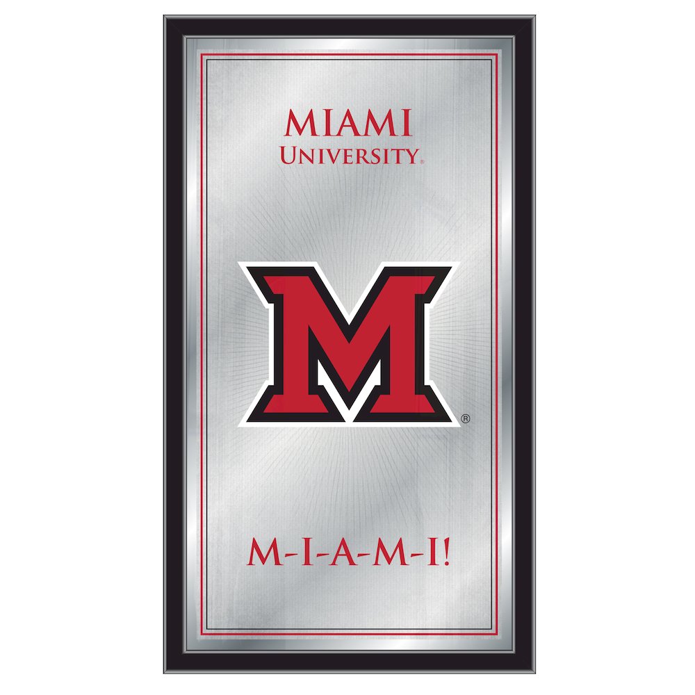 Miami (OH) 26" x 15" Fight Song Mirror. Picture 1