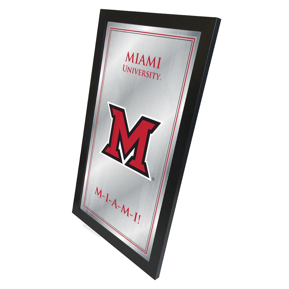 Miami (OH) 26" x 15" Fight Song Mirror. Picture 2