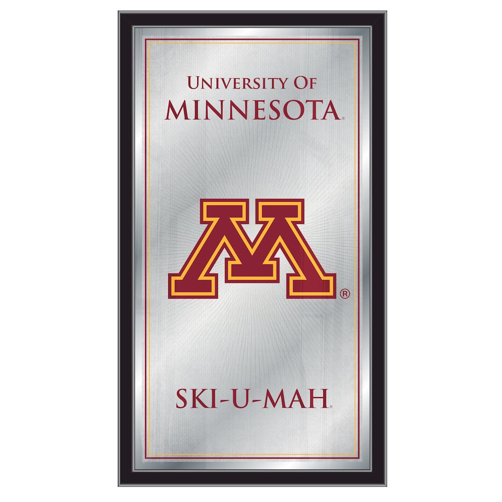 Minnesota 26" x 15" Fight Song Mirror. Picture 1