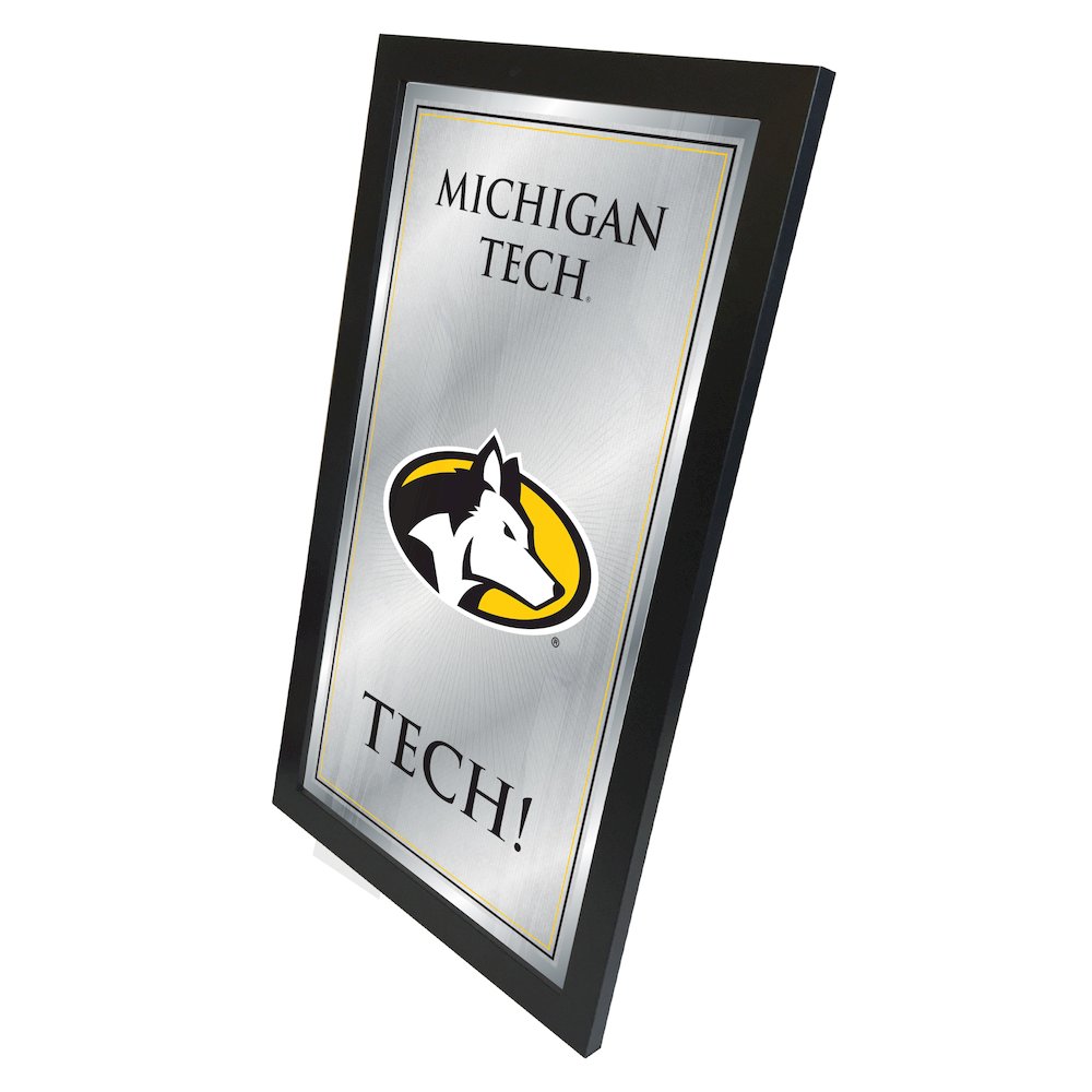 Michigan Tech 26" x 15" Fight Song Mirror. Picture 2