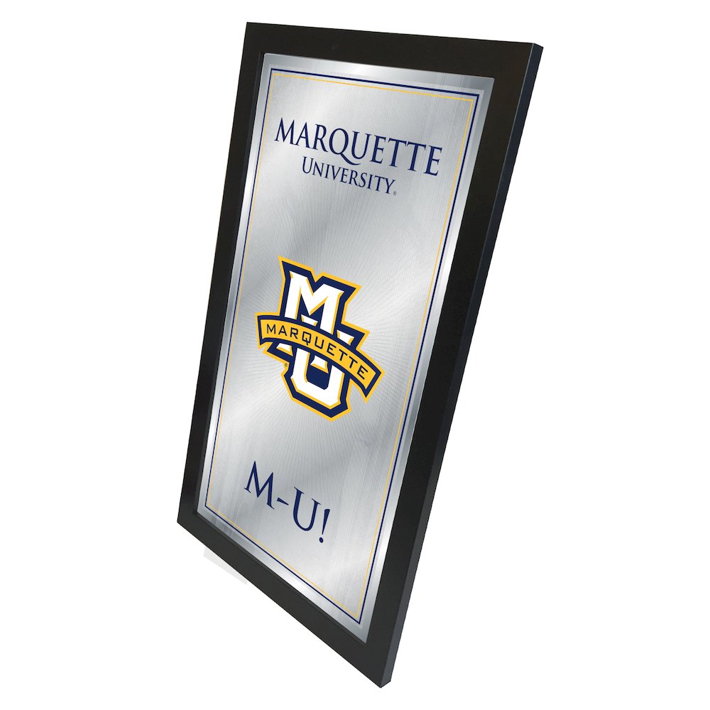 Marquette 26" x 15" Fight Song Mirror. Picture 2