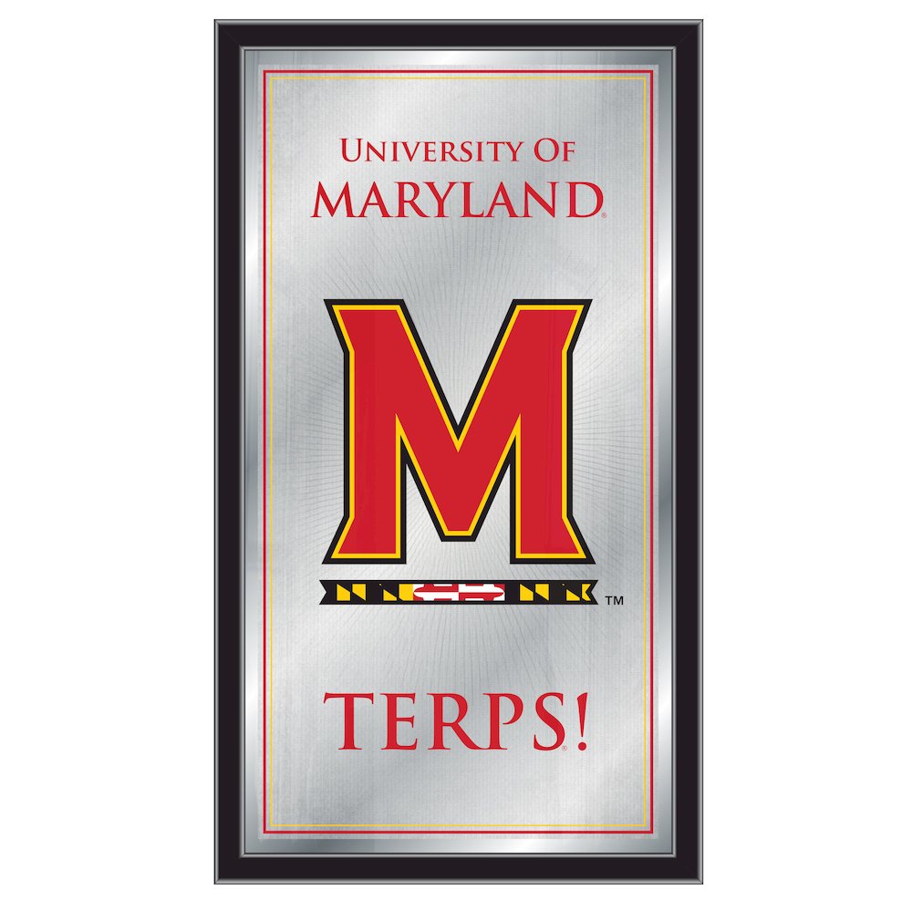 Maryland 26" x 15" Fight Song Mirror. Picture 1