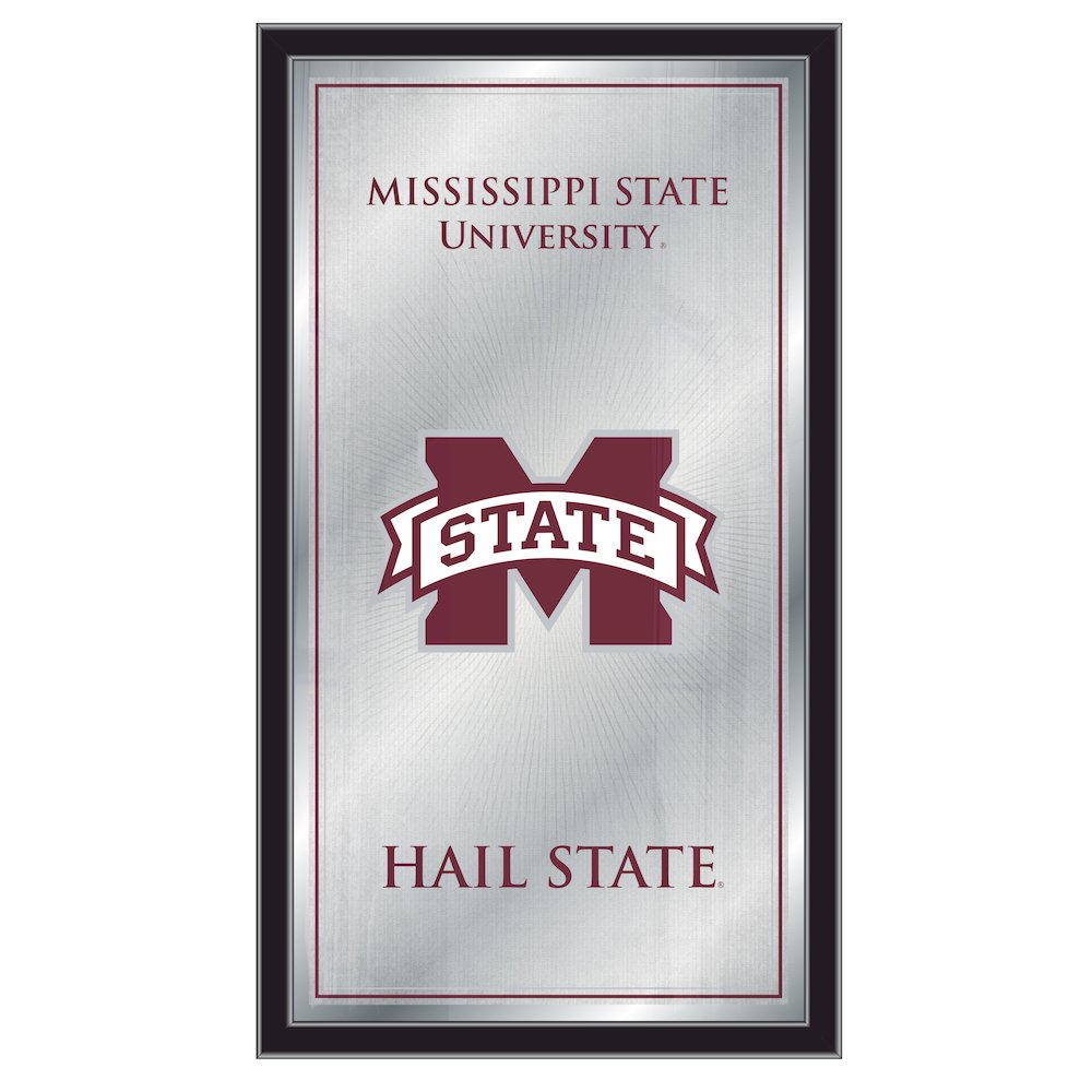 Mississippi State 26" x 15" Fight Song Mirror. Picture 1