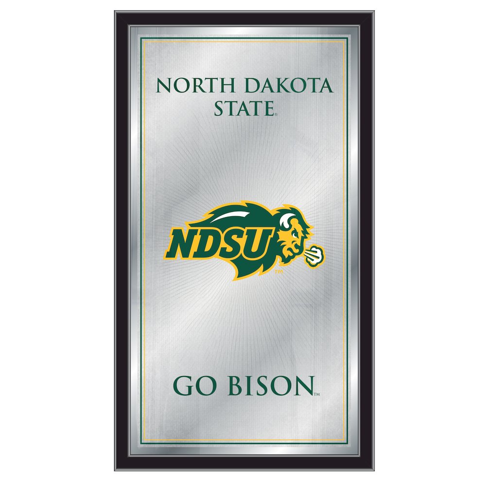 North Dakota State 26" x 15" Fight Song Mirror. Picture 1