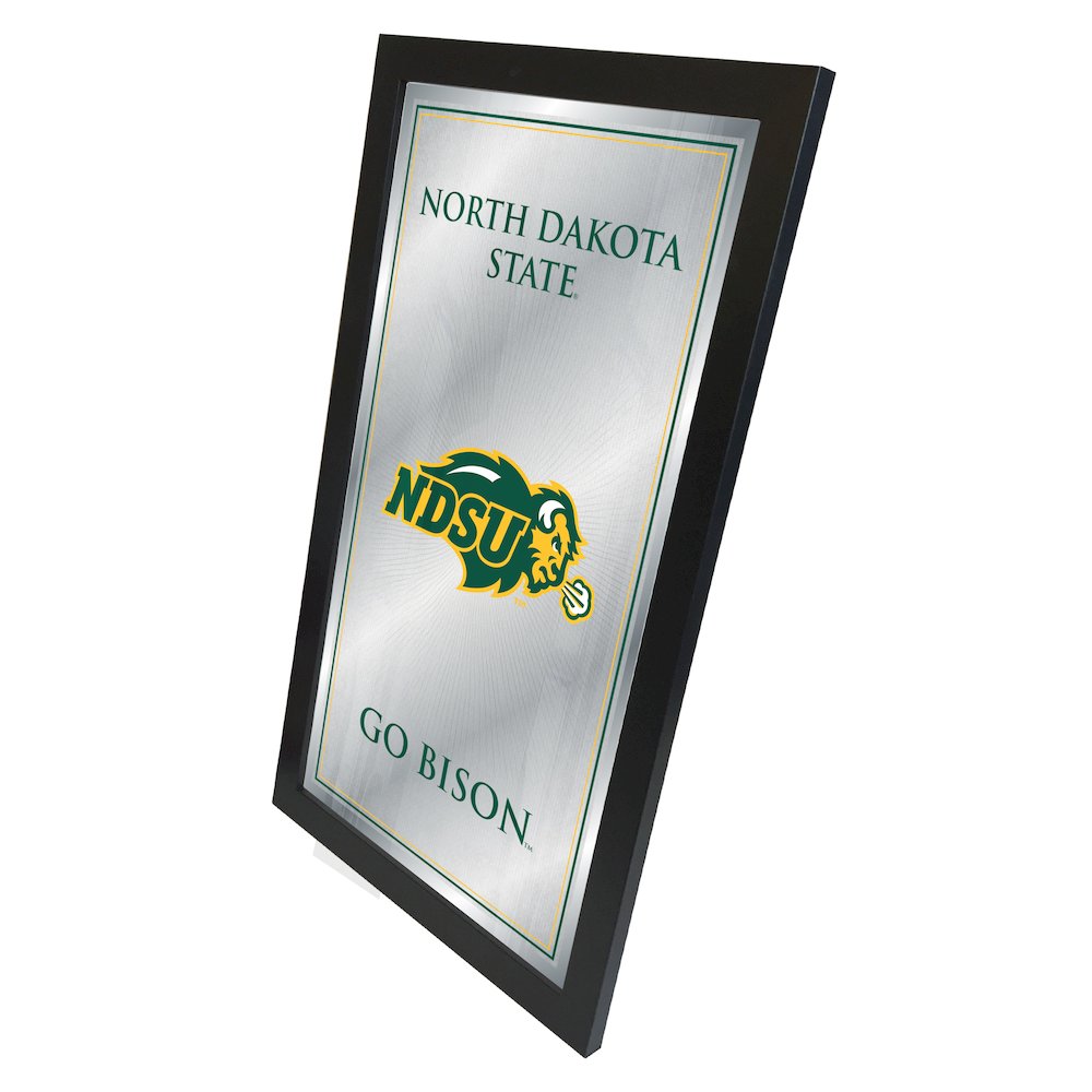 North Dakota State 26" x 15" Fight Song Mirror. Picture 2