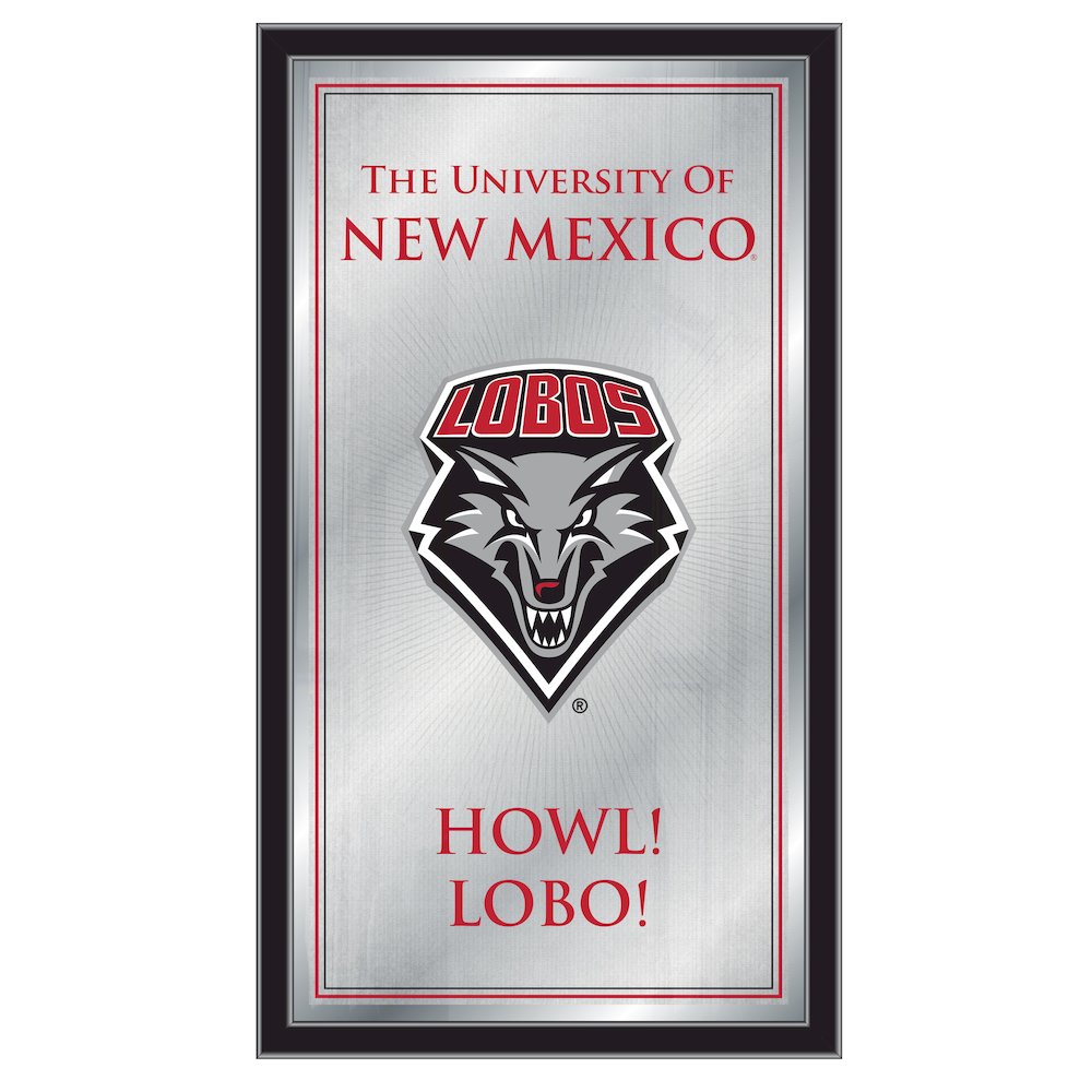 New Mexico 26" x 15" Fight Song Mirror. Picture 1
