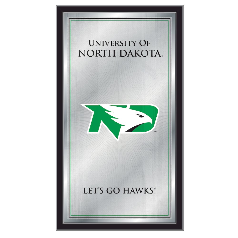 North Dakota 26" x 15" Fight Song Mirror. Picture 1
