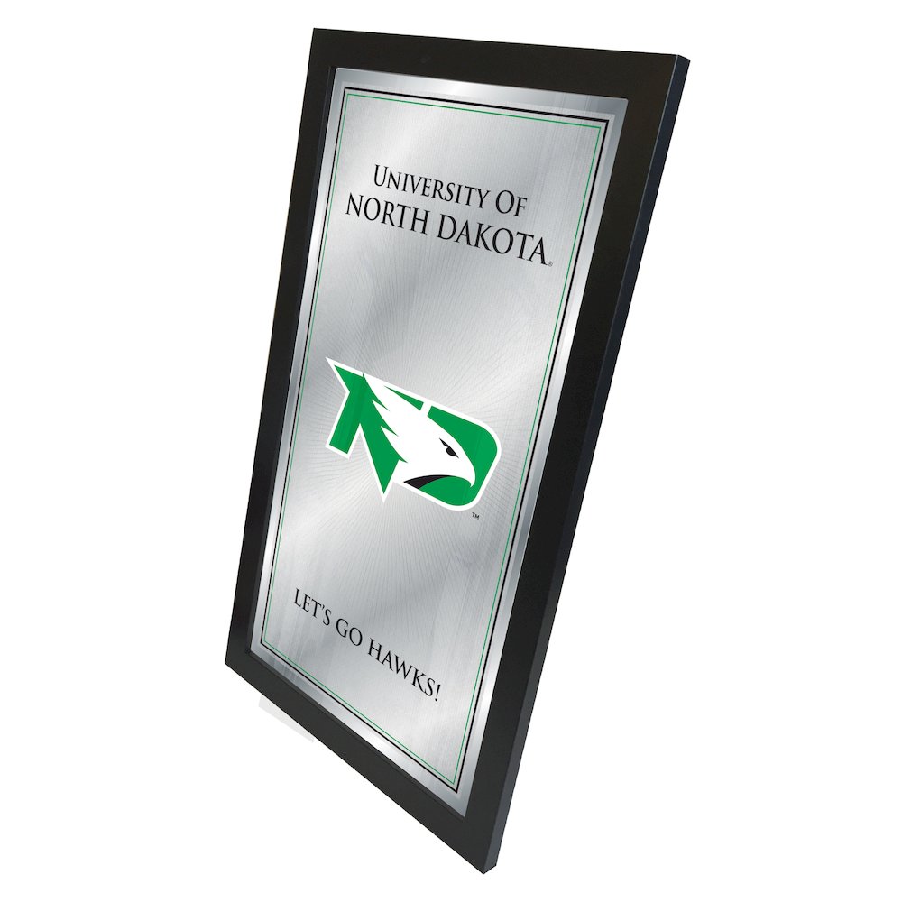 North Dakota 26" x 15" Fight Song Mirror. Picture 2