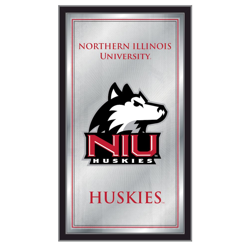 Northern Illinois 26" x 15" Fight Song Mirror. Picture 1