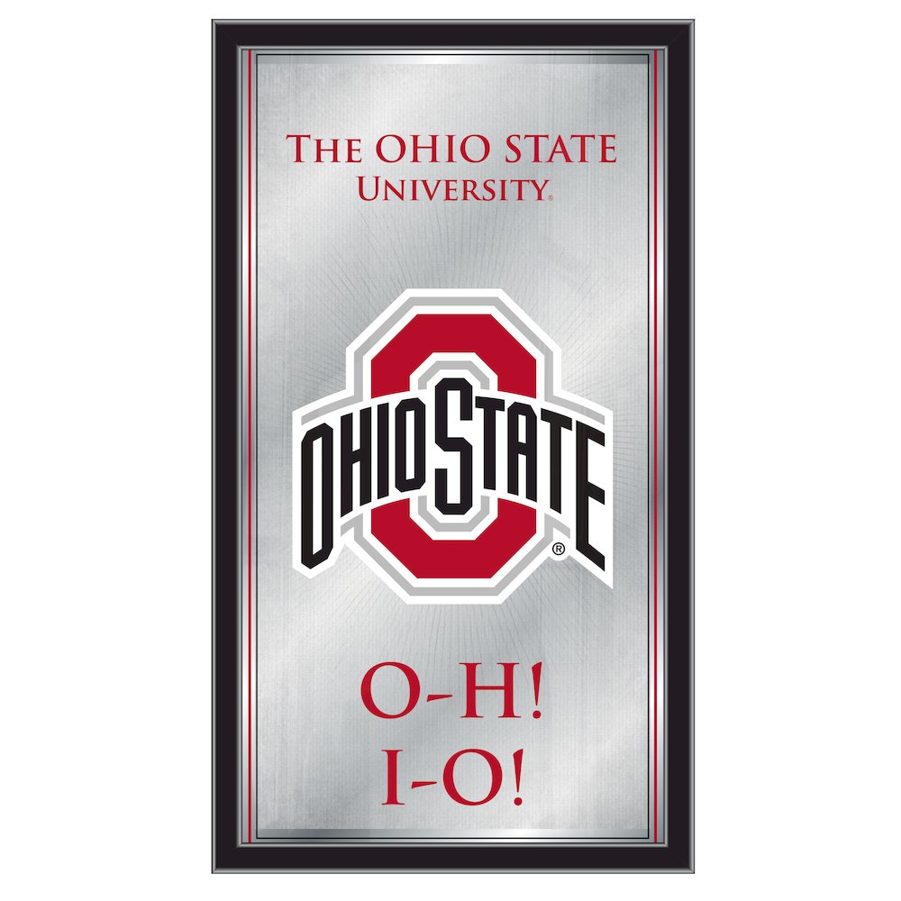 Ohio State 26" x 15" Fight Song Mirror. Picture 1