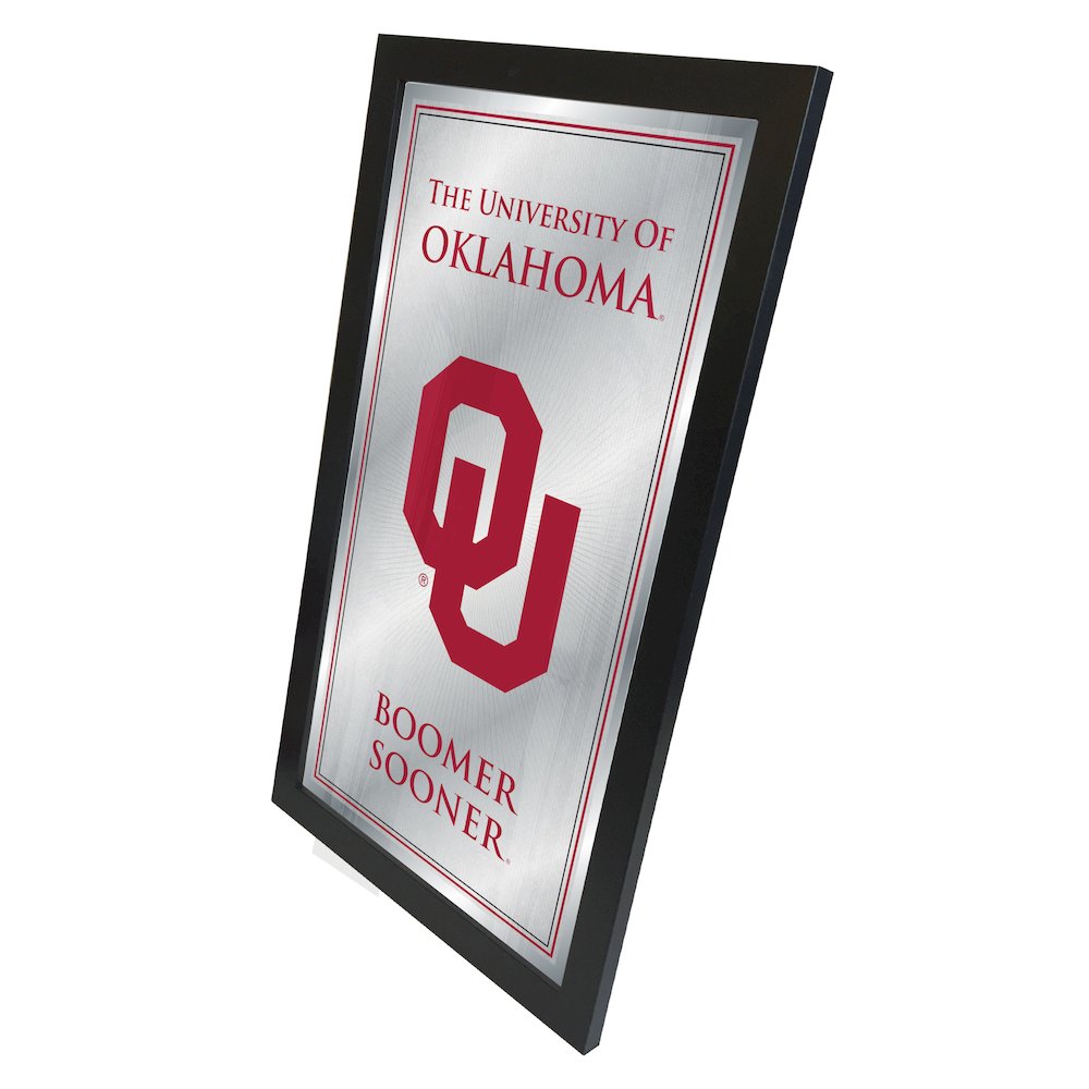 Oklahoma 26" x 15" Fight Song Mirror. Picture 2