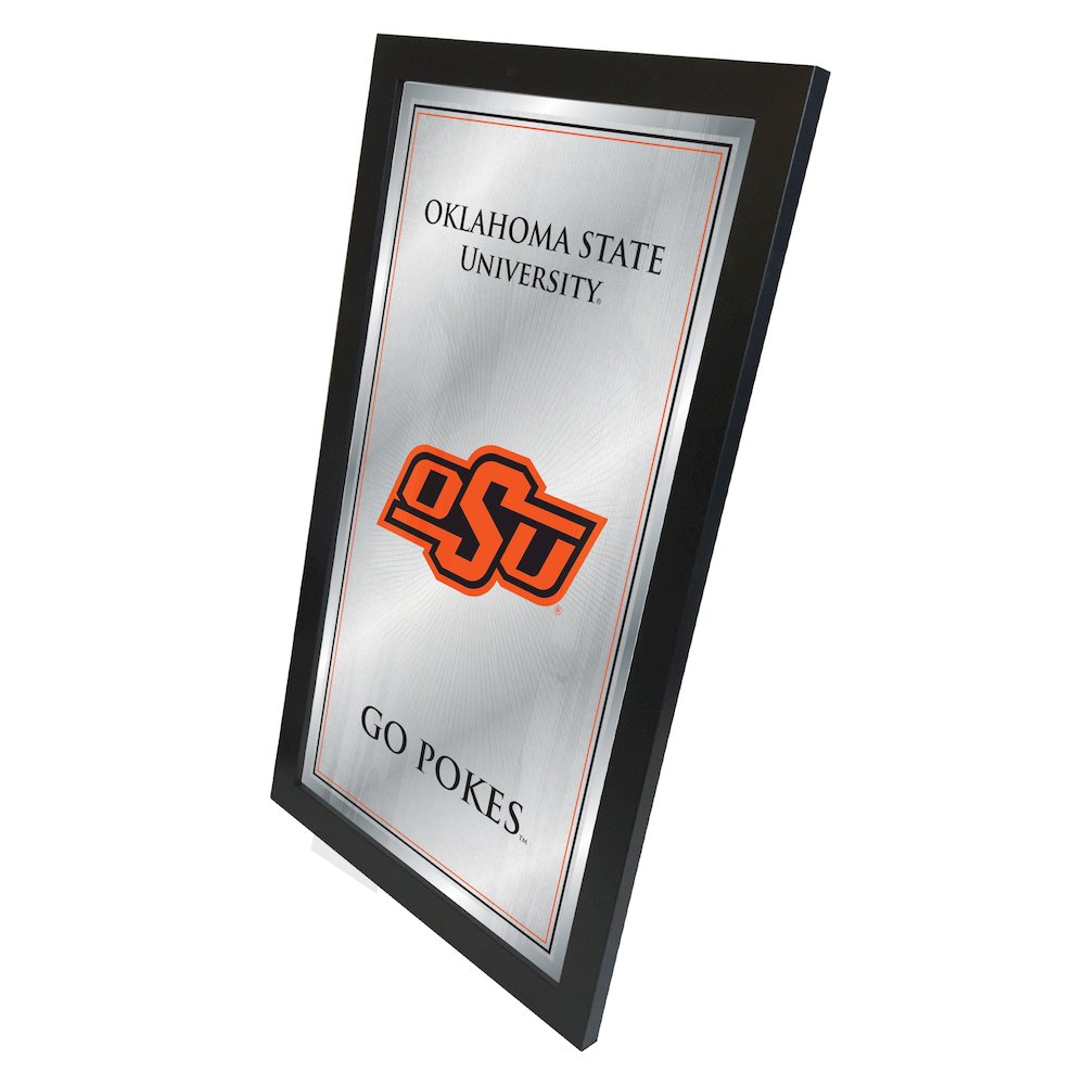 Oklahoma State 26" x 15" Fight Song Mirror. Picture 2
