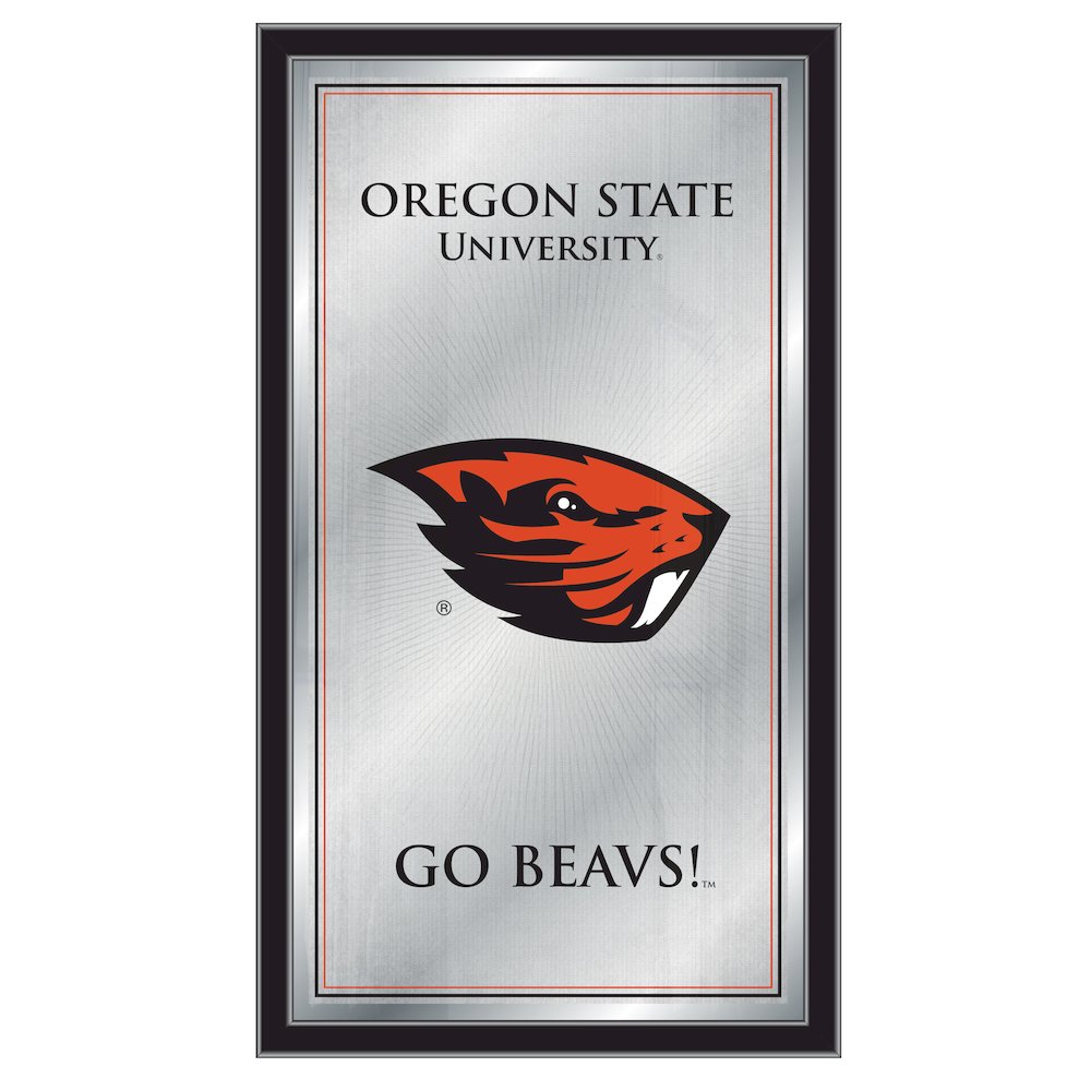 Oregon State 26" x 15" Fight Song Mirror. Picture 1