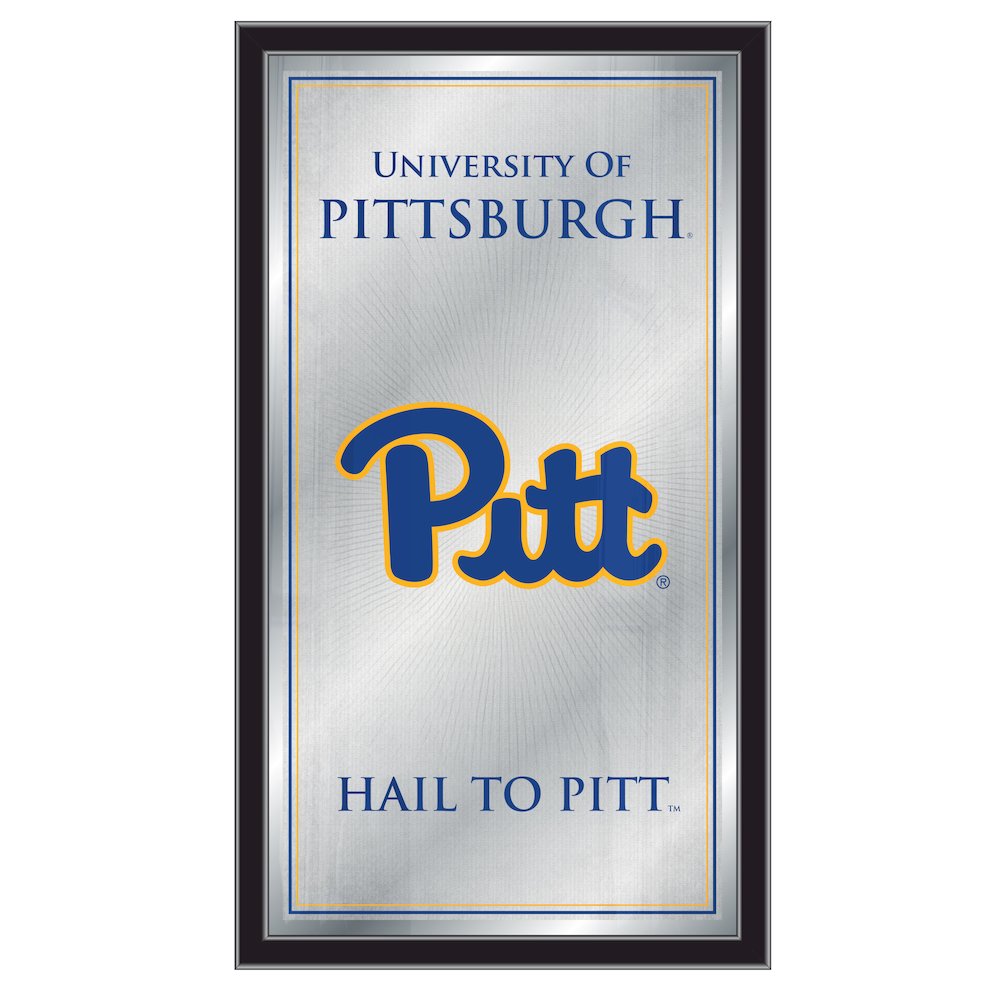 Pitt 26" x 15" Fight Song Mirror. Picture 1