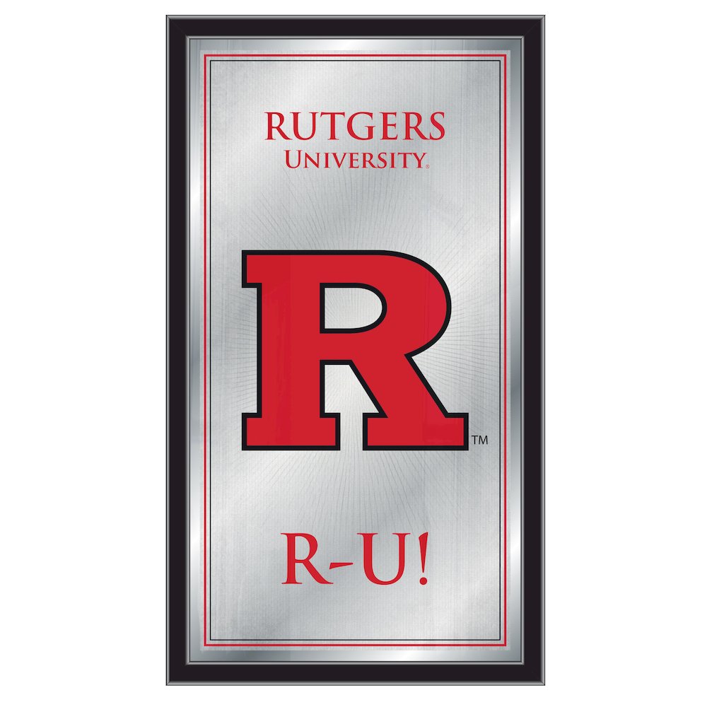 Rutgers 26" x 15" Fight Song Mirror. Picture 1