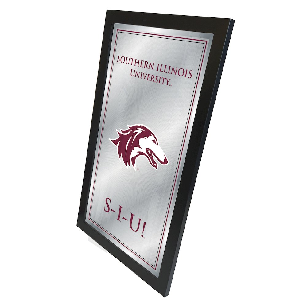 Southern Illinois University 26" x 15" Fight Song Mirror. Picture 2