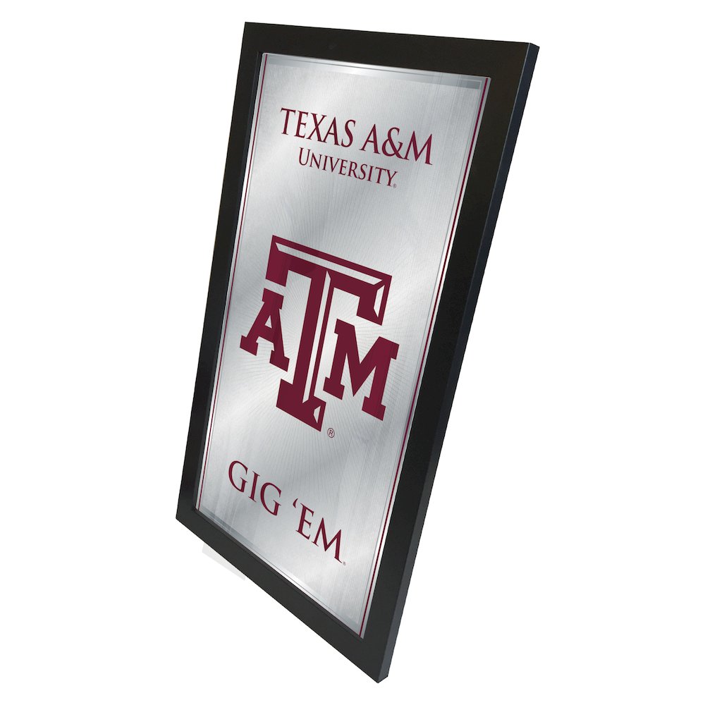Texas A&M 26" x 15" Fight Song Mirror. Picture 2