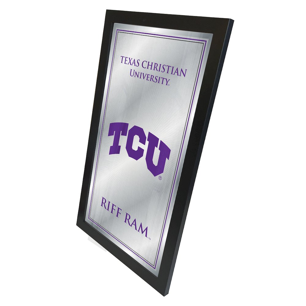 TCU 26" x 15" Fight Song Mirror. Picture 2