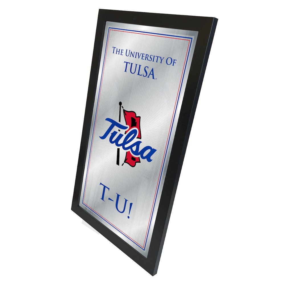 Tulsa 26" x 15" Fight Song Mirror. Picture 2