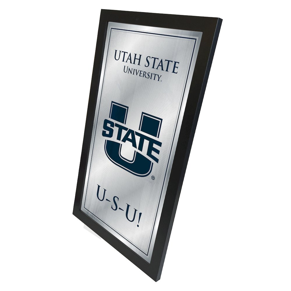 Utah State 26" x 15" Fight Song Mirror. Picture 2