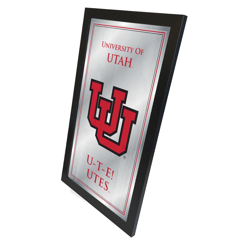 Utah 26" x 15" Fight Song Mirror. Picture 2