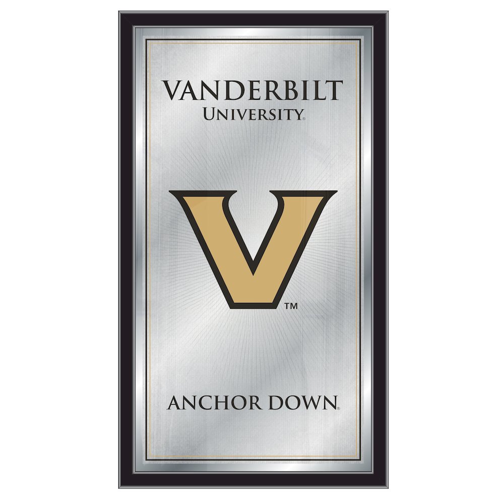 Vanderbilt 26" x 15" Fight Song Mirror. Picture 1