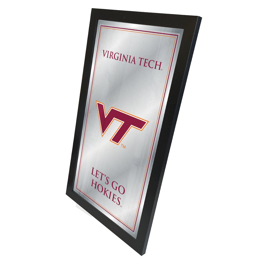 Virginia Tech 26" x 15" Fight Song Mirror. Picture 2