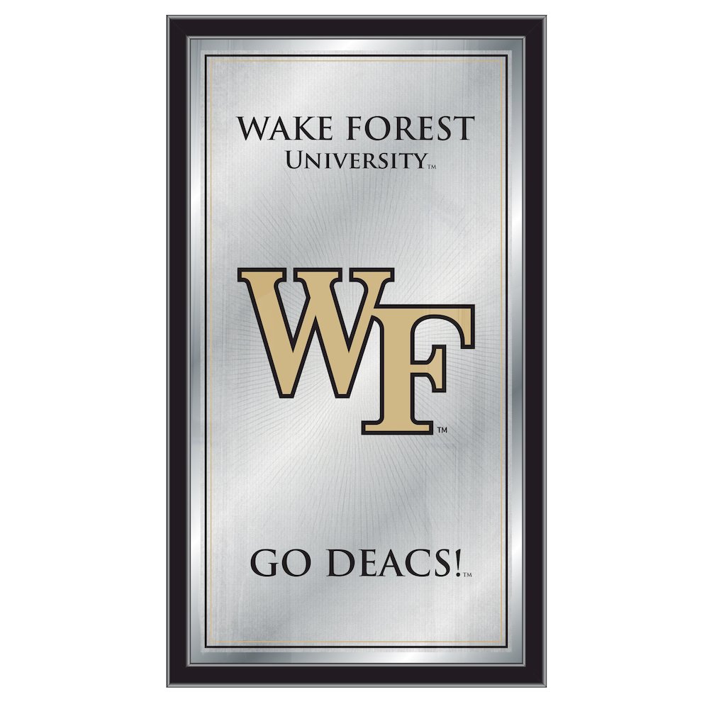 Wake Forest 26" x 15" Fight Song Mirror. Picture 1