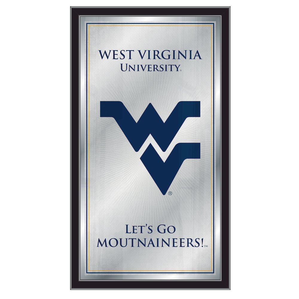 West Virginia 26" x 15" Fight Song Mirror. Picture 1