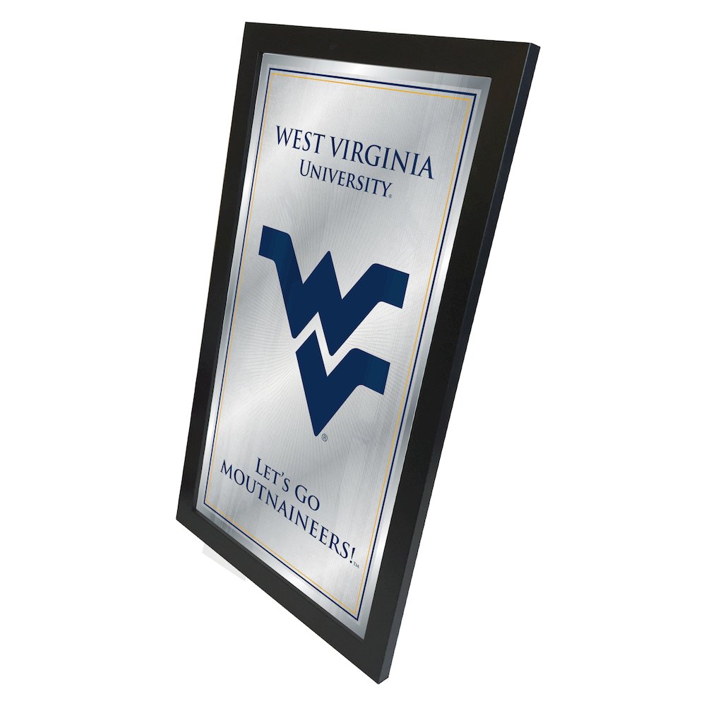 West Virginia 26" x 15" Fight Song Mirror. Picture 2