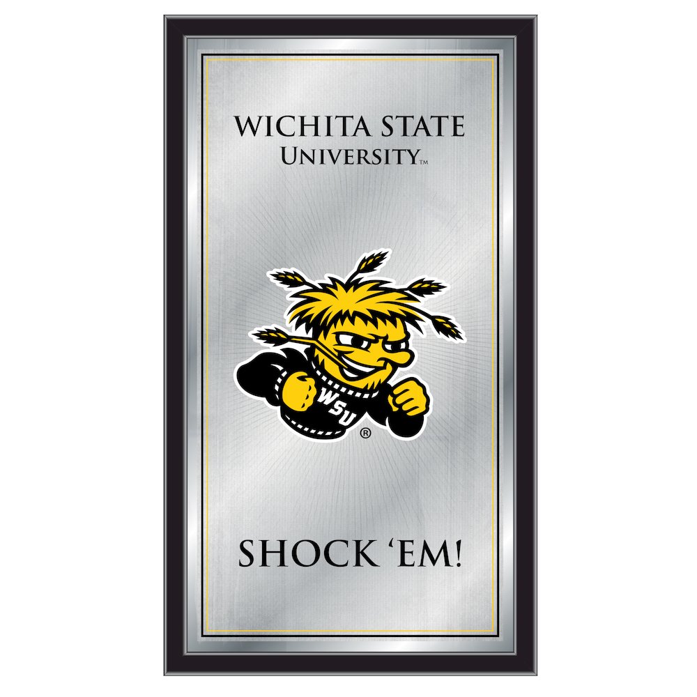 Wichita State 26" x 15" Fight Song Mirror. Picture 1