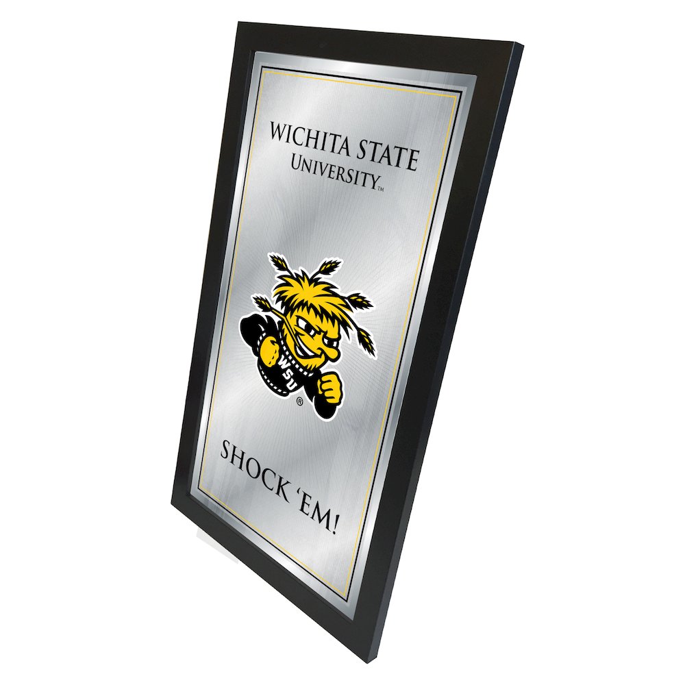Wichita State 26" x 15" Fight Song Mirror. Picture 2
