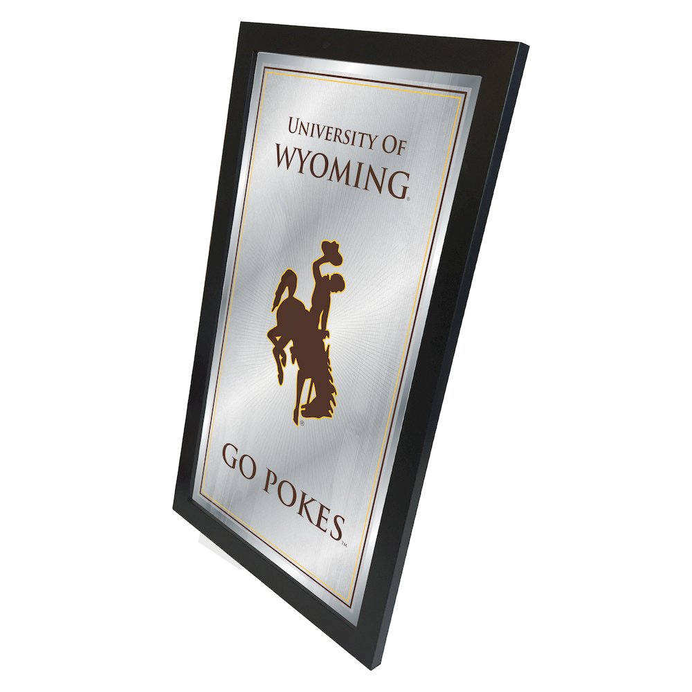 Wyoming 26" x 15" Fight Song Mirror. Picture 2