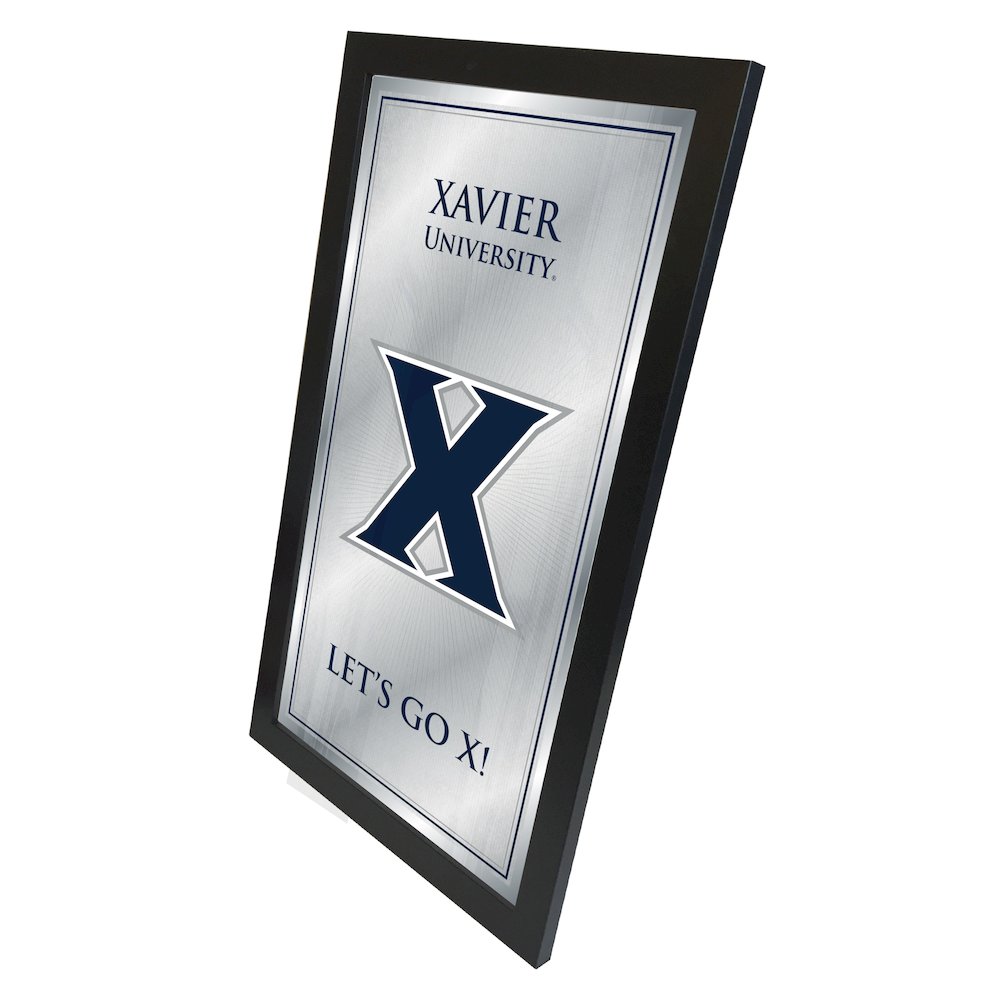 Xavier 26" x 15" Fight Song Mirror. Picture 2