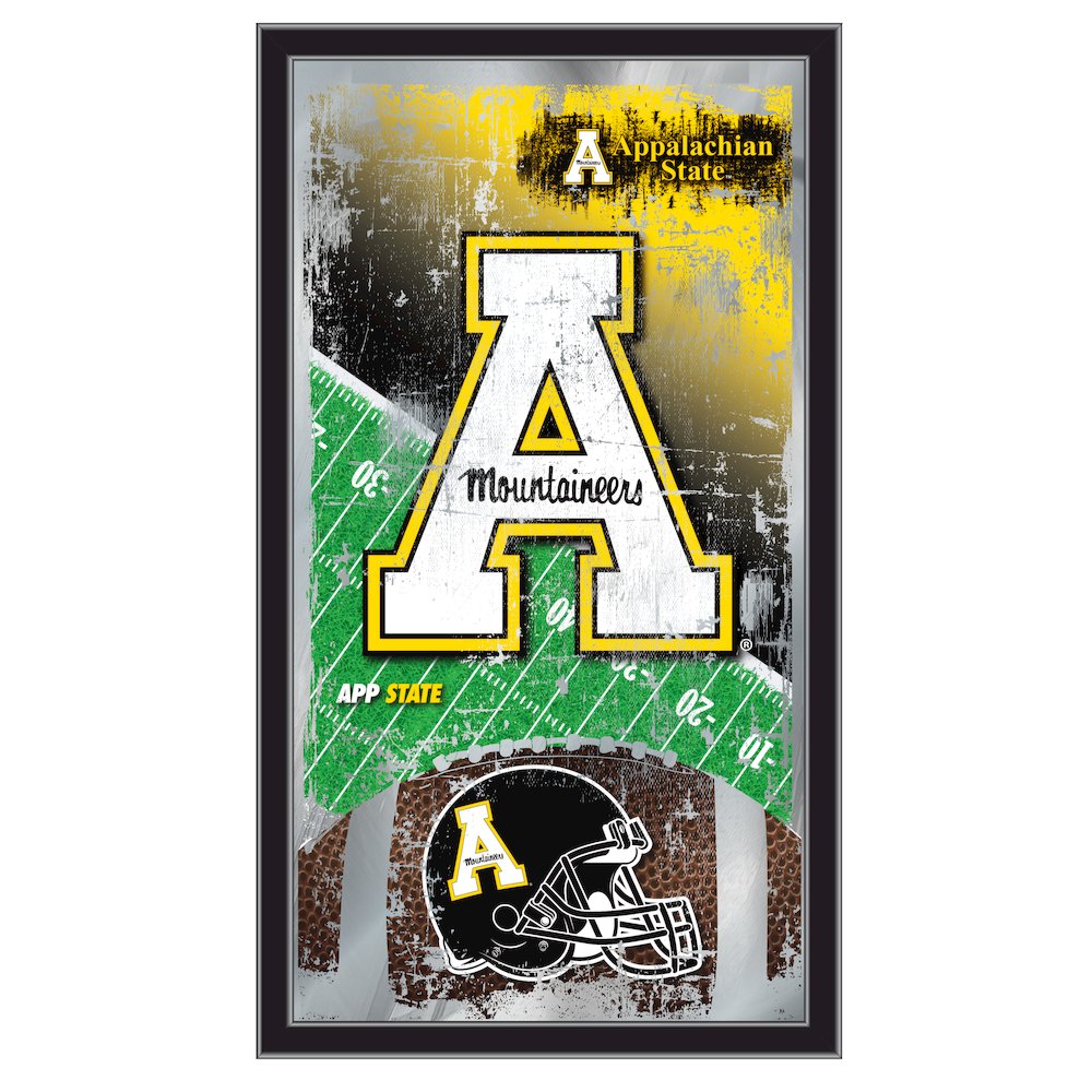 Appalachian State 15" x 26" Football Mirror. Picture 1