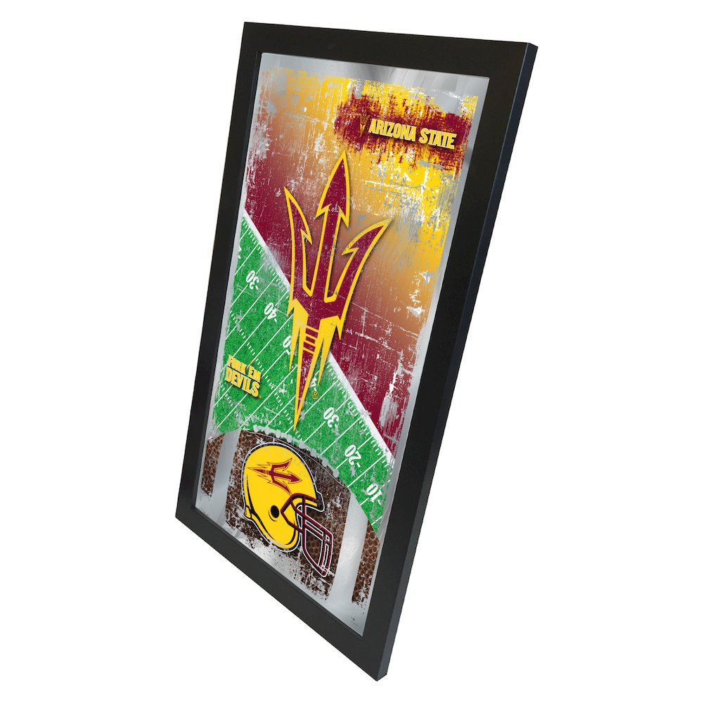 Arizona State 15" x 26" Football Mirror. Picture 2