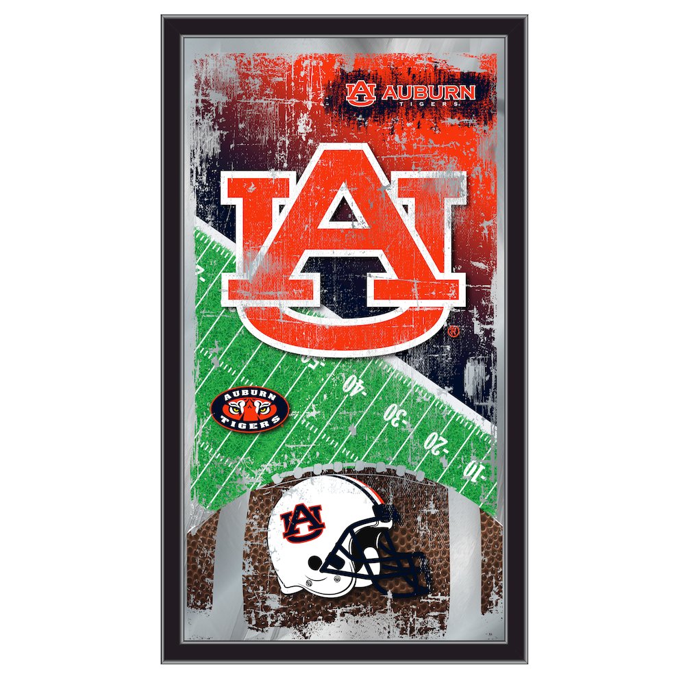 Auburn 15" x 26" Football Mirror. Picture 1